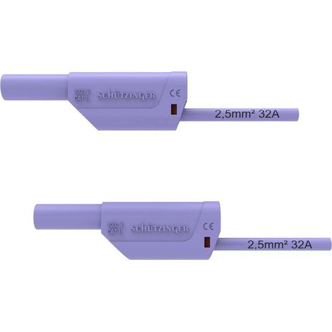 Schützinger VSFK 8500 / 2.5 / 100 / PVI Cavo di collegamento 100 cm Violetto 1 pz.