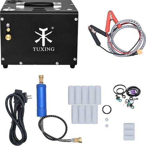 Compresseur d'air, haute pression, alimenté par électricité, Version d'arrêt automatique, 220V (1/2)
