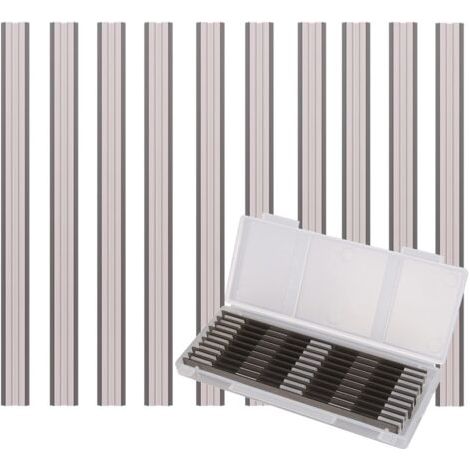 10 Pièces Ensemble de Rabot Electrique Lame, 82x5.5x1.1mm, pour Rabots Makita, Black & Decker, Bosch, DeWalt et Elu