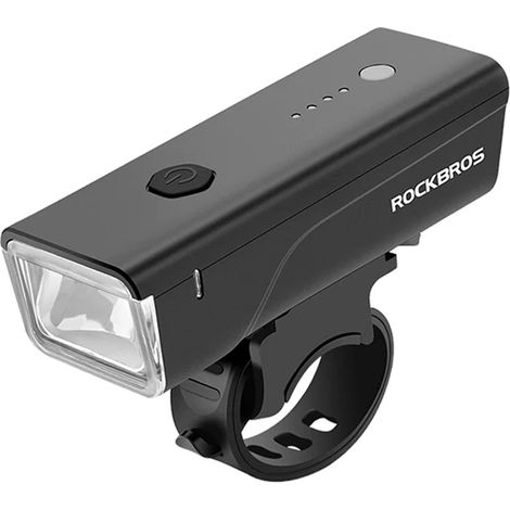 Luz delantera para bicicleta de 260 lm + cable USB-C con 4 modos de funcionamiento. (1/5)