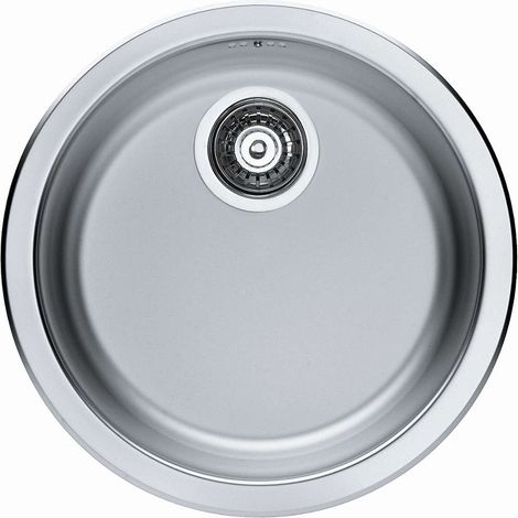 Alveus Form - Lavello diametro 45 cm, scarico 9 cm, acciaio inox 1084837