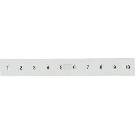PHOENIX CONTACT ZB 8.LGS: FORTL.ZAHLEN 1-10 MARCADORES PARA ALICATES PARA LACE LONGITUDINAL 1-10, IMPRESO CON NUMEROS