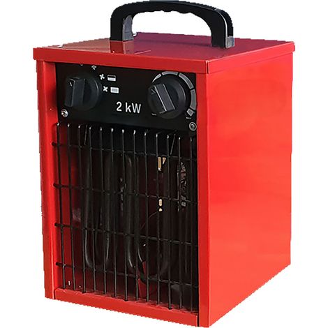 GENERATORE ARIA CALDA ELETTRICO MONOFASE 'UNK-E / A' '20A' - 2 KW / port.aria 260 m3/h - KASART