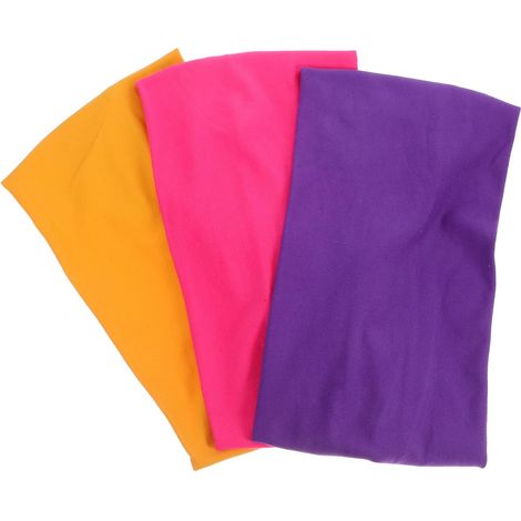 Women's Wide Elastic Knotted Headband 3pcs – Comfortable Sports Accessory (1/5)