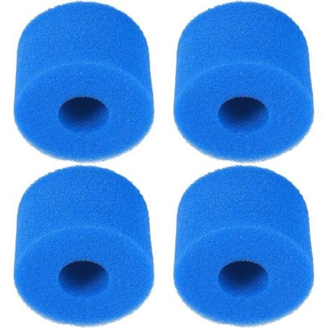 4x Schaumstofffilter Ø10,8x7,3 cm 40PPI Kompatibel mit Intex Purespa S1 Spa Pool Filtration Reinigung (1/5)