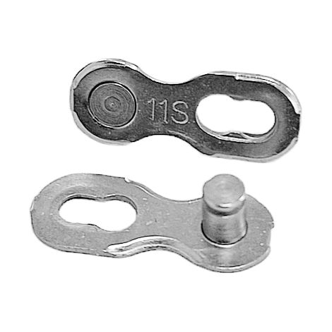 Maglia per catena da bicicletta a 11 velocità, colore argento, Jet Easy Link 11 (1/2)