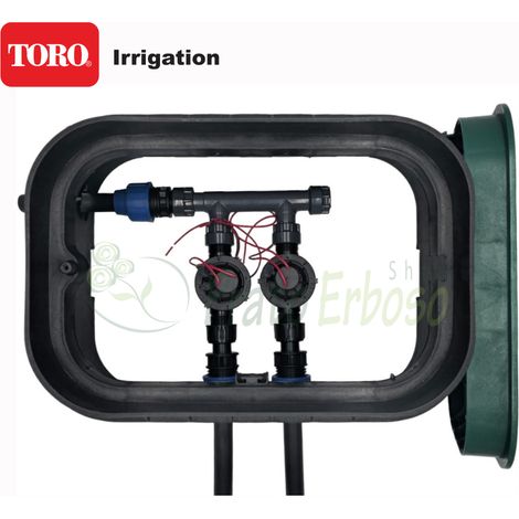 Toro PA-EZP-2 - Válvula de riego ensamblada de 1" y 2 zonas