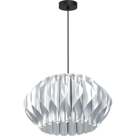 Suspension décorative Shade Luminex chrome/noir E27 15W