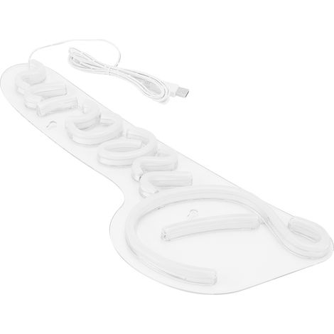 LED-Neonlampe, einzigartige USB-betriebene Wandleuchte, blau, für Partys, Feiertage, Schlafzimmerdekoration (1/5)