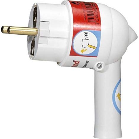FICHE BIPOLAIRE 2P+T 16A ROTATIVE MOBILE BLANCHE (LEGRAND 050172)