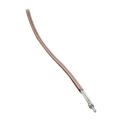 BKL Electronic 1511006/50 Cavo coassiale Diam. est.: 1.80 mm RG178 B/U 50 Ω Trasparente 50 m (1/2)