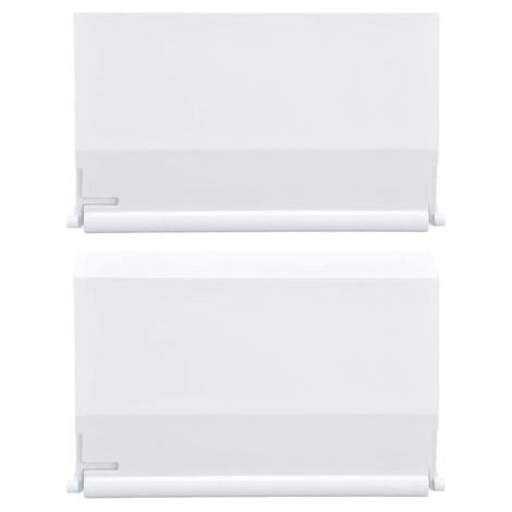 2 Pièces Volet de Skimmer Piscine, 19.5 x 14 cm Piscine Filtre écumoire Porte Déversoir pour Skimmer, Déflecteur de Déversoir de Porte de Piscine, Piscine écumoire Clapet Porte pour Piscine (1/5)