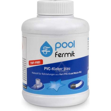 Fermit Pool PVC-Kleber blau 250ml 09106 (1/4)