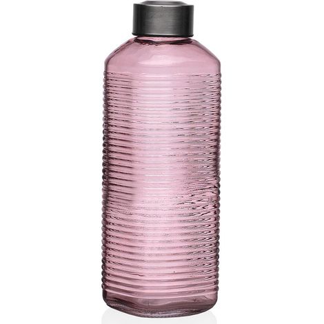 Versa Bottiglia Vetro D 8,3 Cm H 23,5 Cm 1.000 Ml Rosa