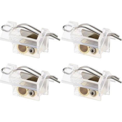 Lot de 4 stores avec cordon mécanisme auxiliaire pièces détachées pour stores éléments de décoration intérieure accessoires décoratifs transparent (1/4)