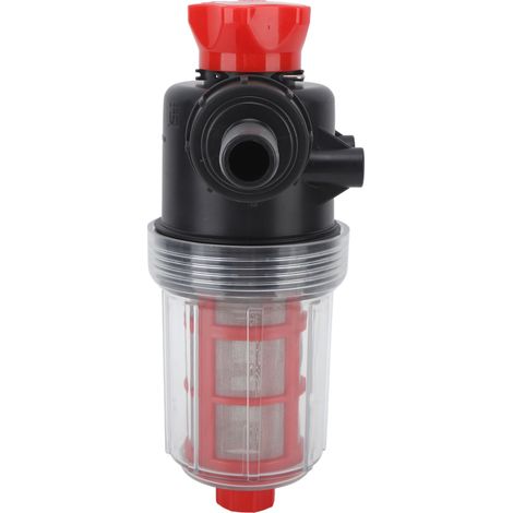 Bewässerungspumpenfilter - Doppellagiges Feinsieb - Hochdruckfiltration - Inline-Filter für Gartenrasen - 38-mm-Anschluss (1,5-Zoll-Außenschlauch) (1/5)