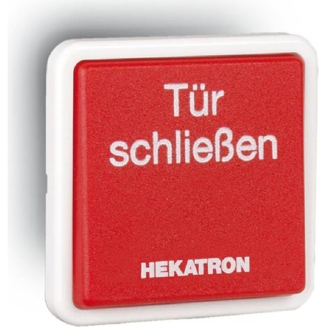 Drucktaster HAT 02, Auf-oder Unterputzmontage, Kunststoff weiß (1/5)