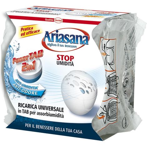 Ariasana 2091262 deshumidificador y recambio antihumedad Antihumedad (recambio) Absorbe humedades y olores