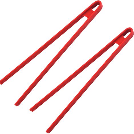 Pinzas Para Sartén De Silicona - Resistente Al Calor - Para Barbacoa Y Cocina - 2 Unidades (1/5)