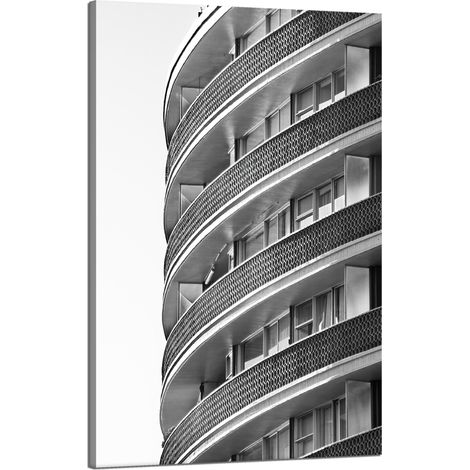 Leinwanddruck Architektur Balkone 50x80 cm