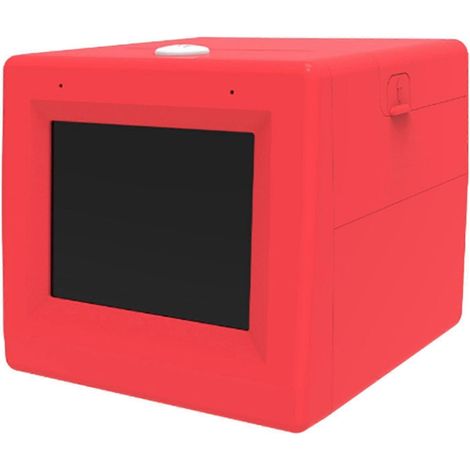 Intelligenter Sprachdrucker mit KI-Unterstützung, tragbarer Mini-Tintendrucker für Aufkleber, Thermodrucker für Kinder-Aufkleberboxen, Rot (1/5)