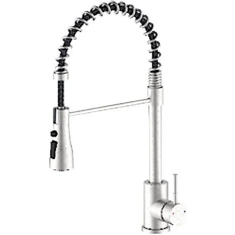 idro-bric Grifo semi-profesional acero inoxidable cepillado