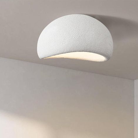 Modern E27 LED ceiling light with adjustable brightness, 3 light colors, grey, 20 cm (1/3)