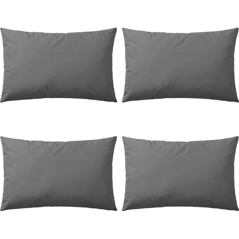Maison Exclusive - Cuscini da Esterno 4 pz 60x40 cm Grigi (1/5)