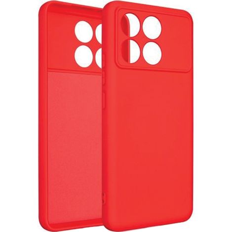 Funda de silicona Beline para Xiaomi Poco F6 Pro rojo/ed (1/3)