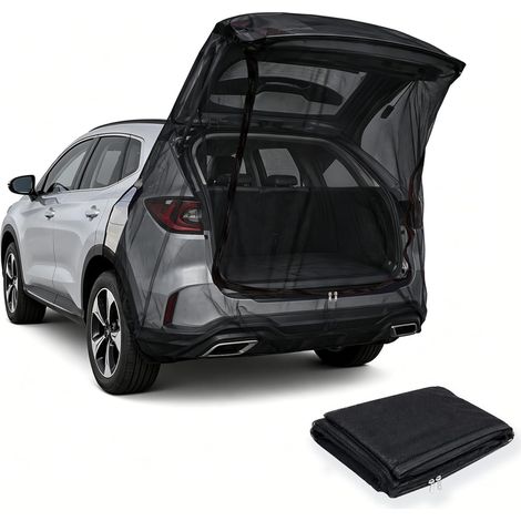 Moustiquaire pour Hayon,Pare Soleil Fenêtre pour Hayon pour Voiture,205x160x150cm,Compatible avec Les Fourgonnettes,Les Monospaces et Les SUV,la Ventilation et la Protection Contre Le Soleil (1/5)