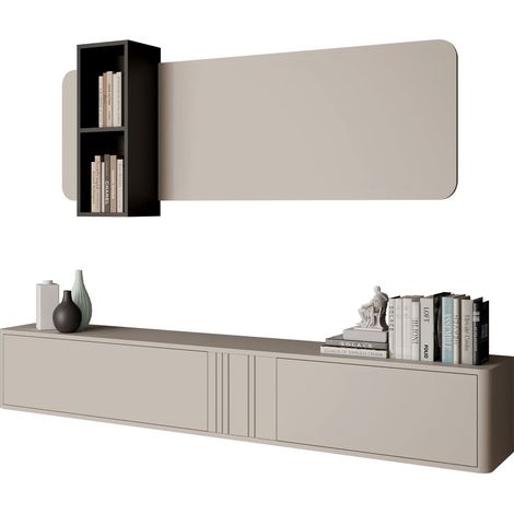 Meuble TV Oratio III , Le nombre de portes: 0, Nombre de tiroirs: 0, 190x30x31cm