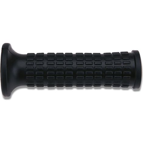 Domino-Griffe im Piaggio-Stil für Roller (22+25 mm, 122 mm lang) OHNE Loch, schwarz (1/2)