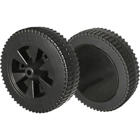 Lot de 2 roues de rechange en plastique pour barbecue de 175 mm (1/5)