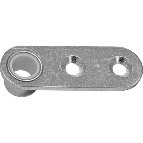 WILKA Stangenführungsplatte 9653 für Rundstange ø 10 mm, Stahl verzinkt (1/5)