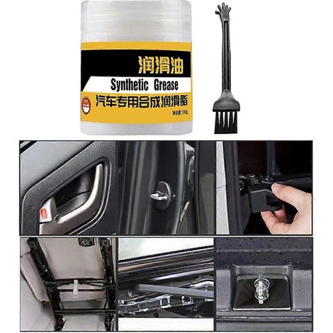 Graisse automobile avec brosse pour l'entretien des voitures : résistante à la chaleur, lubrifiante anti-usure (1/4)