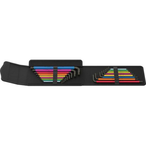 Jeu de clés coudées Wera Big Pack multicolores à six pans creux (métriques) \/ TORX