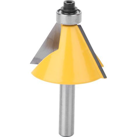 Punta per fresa con gambo da 8 mm e angolo di inclinazione di 30° per legno (1/5)