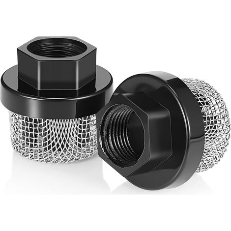 2er-Pack Schlaucheinlassfilter, Wasseransaugfilter, Gartenschlauchpumpen-Einlassfilter für Sprühgeräte, 3/4/7/8-Zoll-Gewinde, für Sprühgeräte 390, 395, 495 (Innendurchmesser 7/8 Zoll) (1/5)