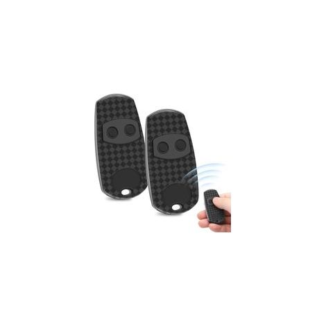 2 piècesTélécommande pour Top 432, Top 432 EE, Top 432 NA, 433,92 MHz télécommande pour portails pour Telecommande 2 canaux, noir