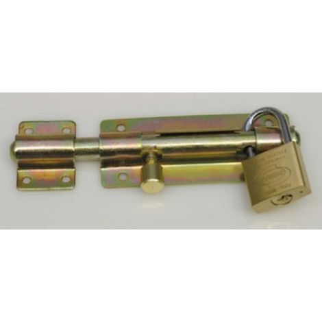 Verrou rond avec support de cadenas Cadenas en acier de 150 mm avec gA che