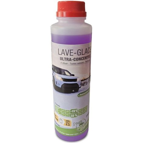 Lave glace auto ultra concentré Été hiver 250 ml à diluer (1/2)