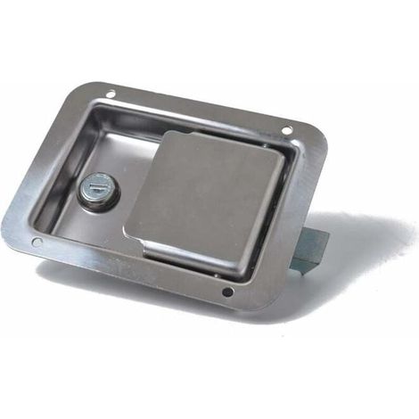 1 Antivol, Acier inoxydable, Finition chromée, Alliage de zinc, Remorque caravane camion (1/5)