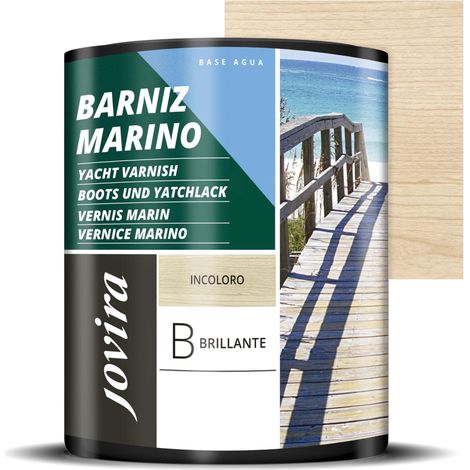 JOVIRA PINTURAS Vernice marina a base d'acqua. Resistenza speciale in ambienti marini. (750 Millilitri, Lucido). D-44