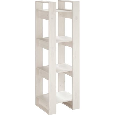 Maison Exclusive - Bücherregal/Raumteiler Weiß 41x35x125 cm Massi