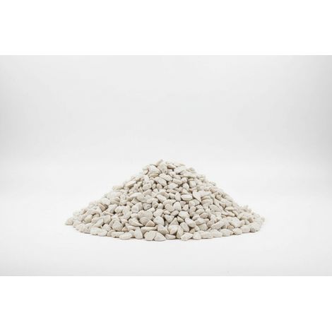 Grava Blanca Crema - Saco 20 kg. - 8-16 mm
