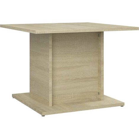 Maison Exclusive - Couchtisch Sonoma-Eiche 55,5x55,5x40 cm Holzwe (1/5)