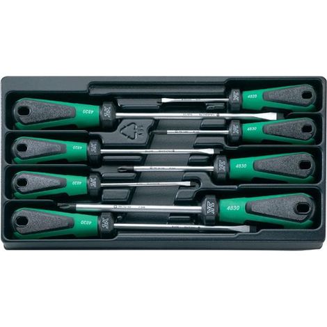 Stahlwille 4892 SATZ DRALL-SCHRAUBENDREHER M. DREIKOMPONENTENGRIFF  Schraubendreher-Set (1/4)