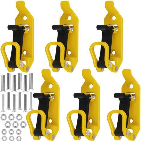 6 pcs Support de Pelle pour Galerie de Toit, Accessoires de Montage pour Barre de Toit, Kit de Montage pour Galerie de Toit pour Porte-Bagages de Camion Voiture Bateau Outils (1/5)