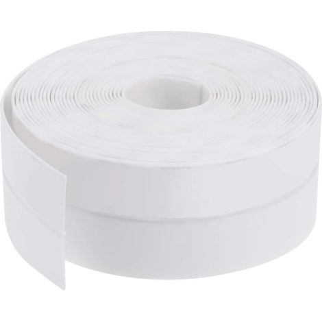 35mm Largeur 5m Long Auto-adhésif Coupe-froid Sans Cadre Porte Fond Joint pour Portes et Fenêtres Blanc (1/4)