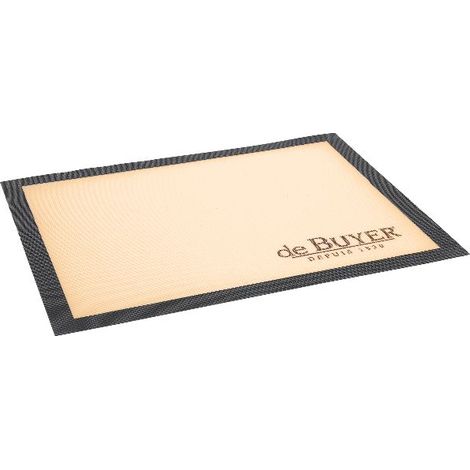 Siliconisiertes Glasfaser-Teppich, mikrobelüftet 40 x 30 cm – De Buyer